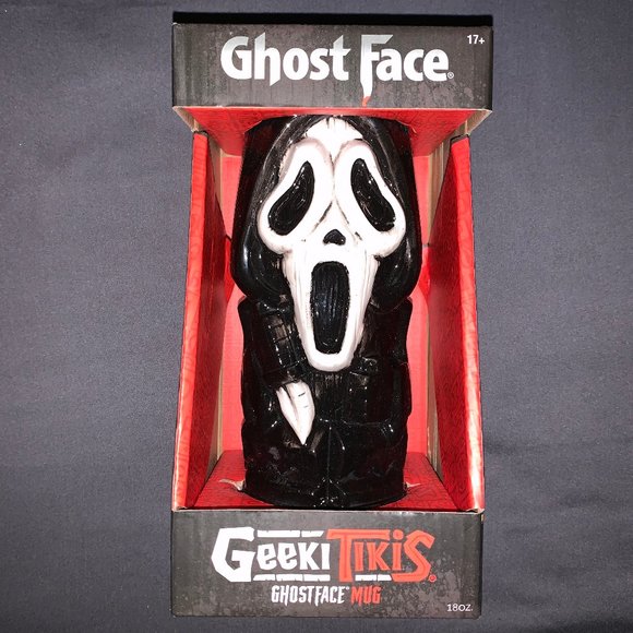 NEW Scream Ghost Face Geeki Tiki Ceramic Mug 19oz. - Picture 2 of 3